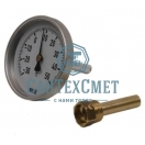 Термометр биметаллический, тип A50.20 (80 мм, сталь оцинкованная), Wika