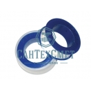 Лента PTFE-Tape 10 м х 12 мм х 0,075 мм (белая)