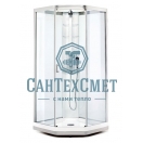 Душевая кабина Showerama 7-5 900x900, профиль-матовый хром, узорчатое стекло, IDO