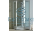 Пятиугольная душевая кабина Solid SKP, хромированный профиль, прозрачное стекло, Ifo